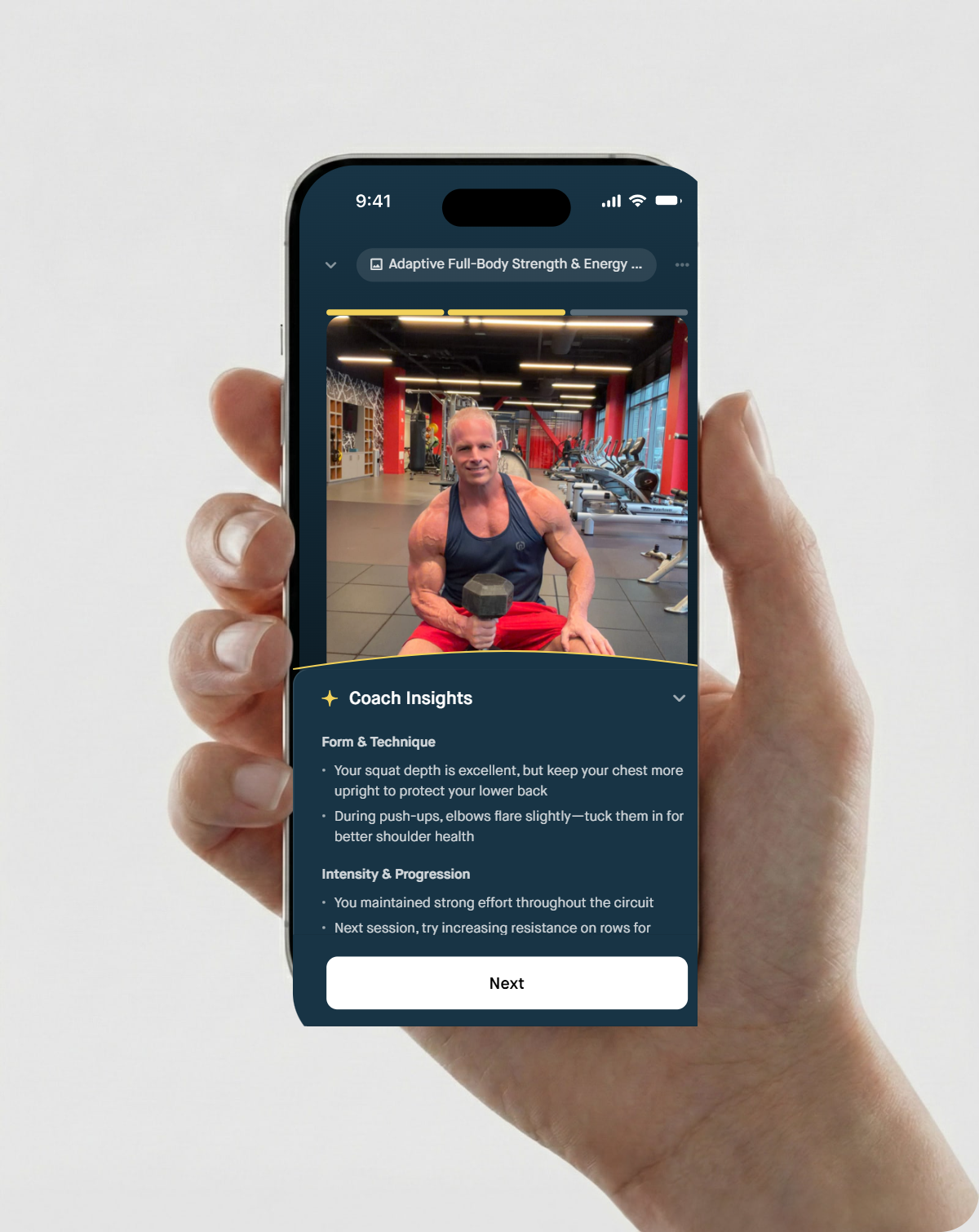 SmartFit app — Coach Chat